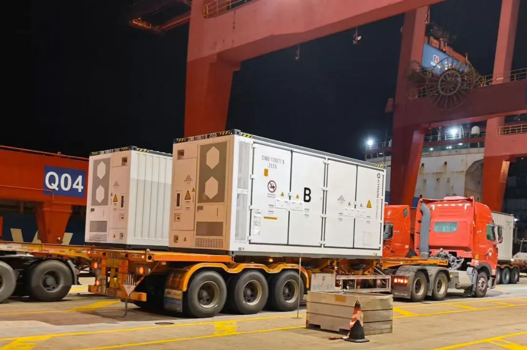 The shipment of ∞Power 6.25MWh 4h