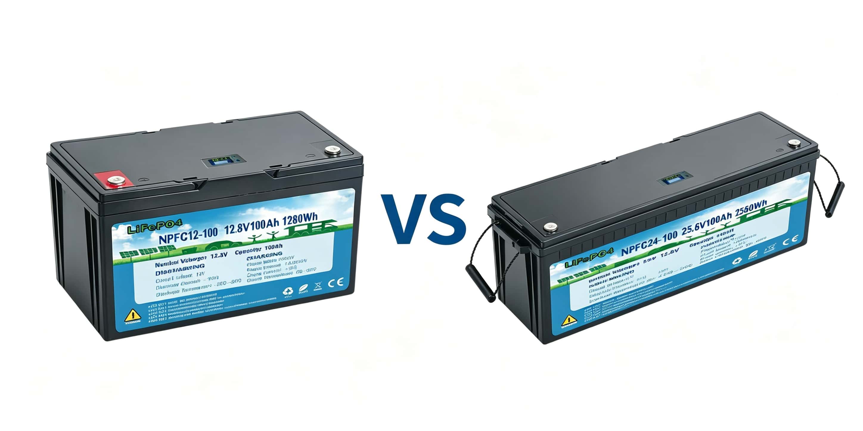 12V 100Ah vs. 24V 100Ah Batteries: Key Differences & Best Uses