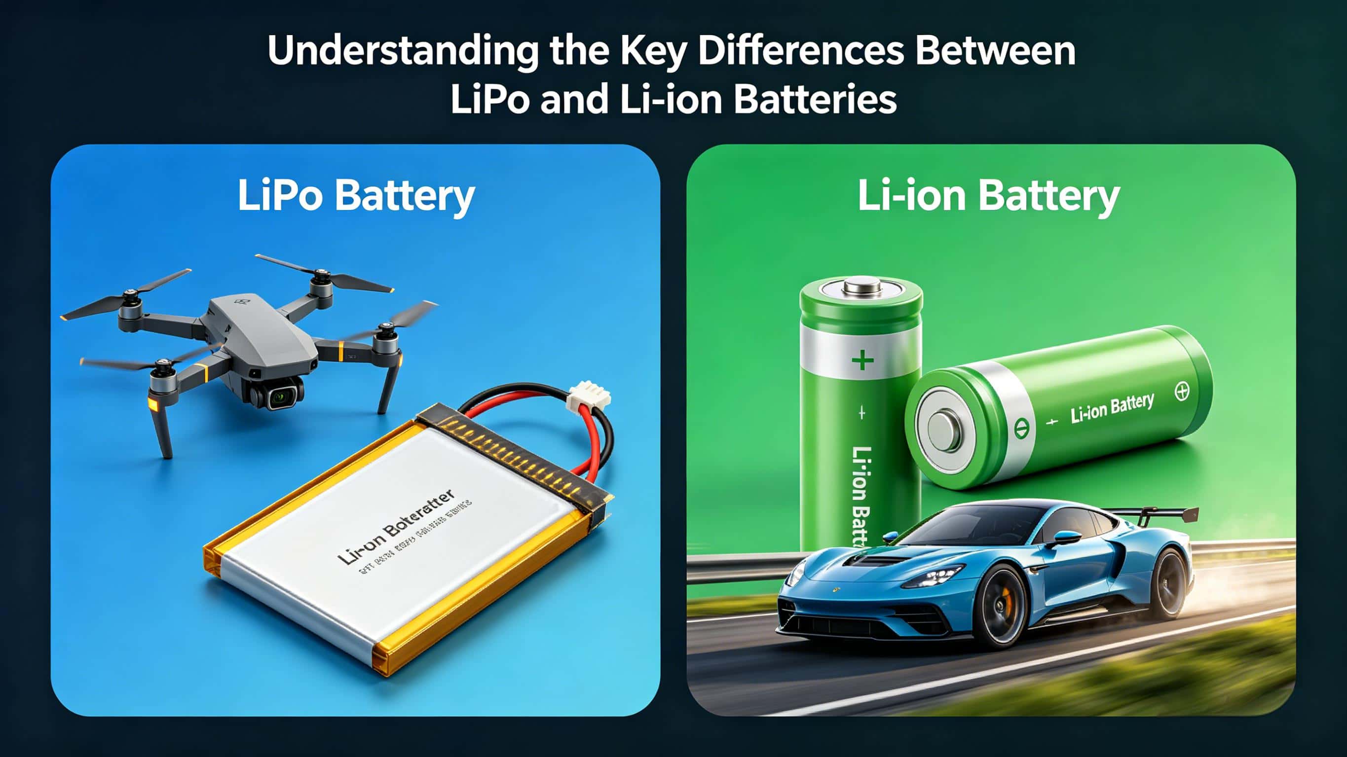Understanding the Key Differences Between LiPo and Li-ion Batteries: A Comprehensive Guide